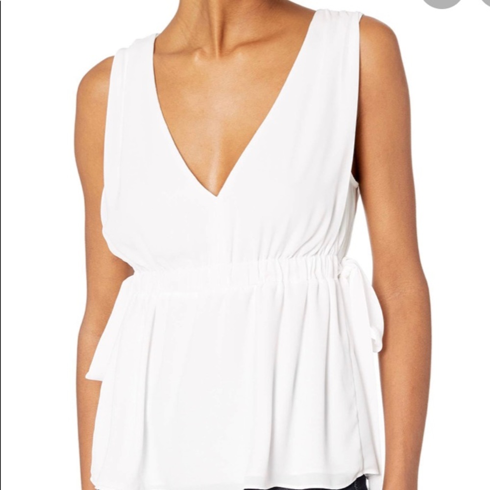 White BCBGMaxAzria top